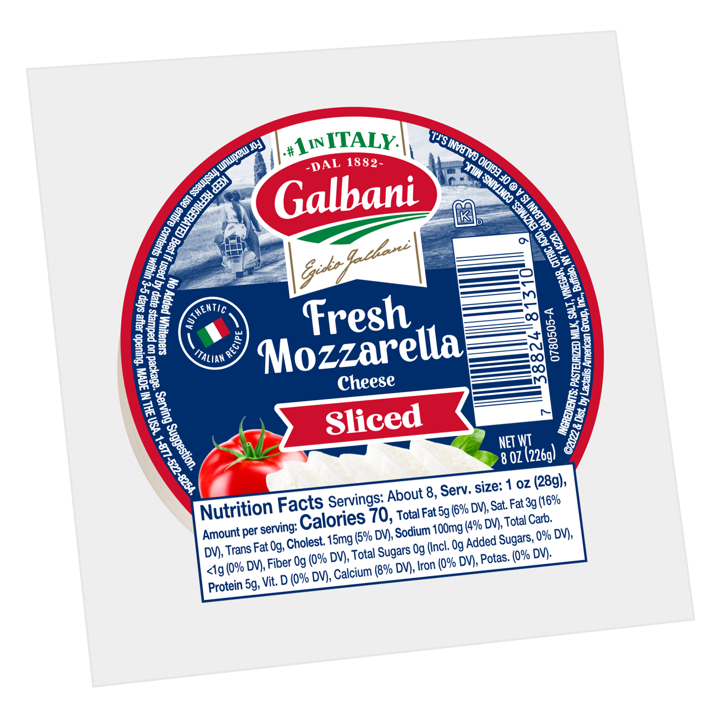 Sliced Mozzarella Ball