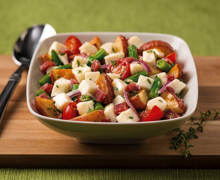 Fresh Mozzarella Roasted Potato Salad Galbani Cheese Authentic