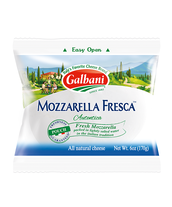 Fresh Mozzarella Pouch Galbani Cheese Authentic Italian Cheese