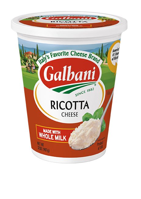 Whole Milk Ricotta Galbani Cheese Authentic Italian Cheese