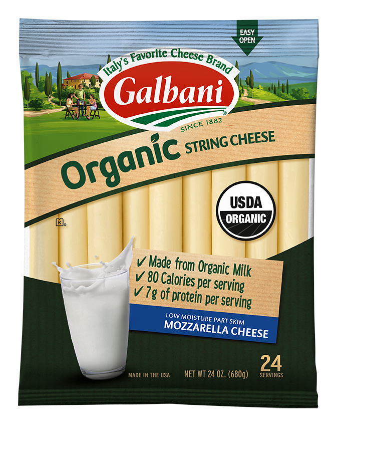 Organic String Cheese Galbani Cheese Authentic Italian Cheese