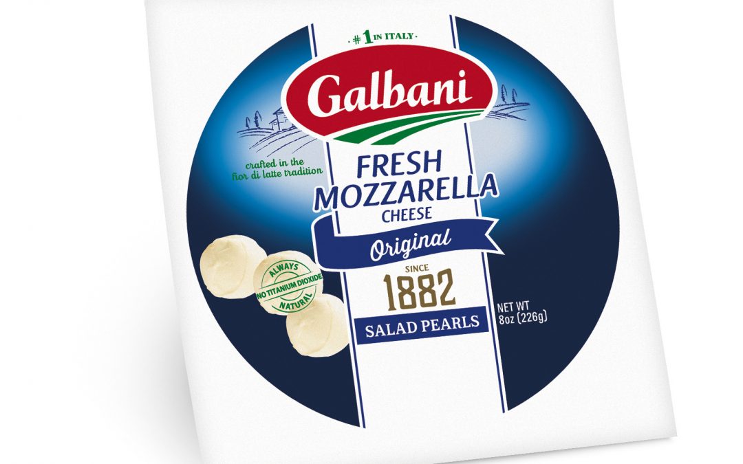 Fresh Mozzarella Salad Pearls Galbani Cheese Authentic Italian Cheese