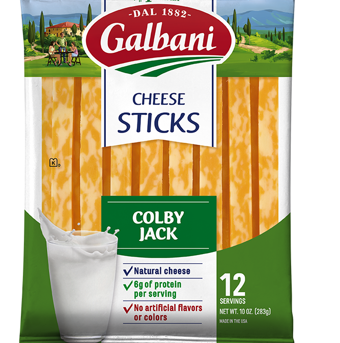 Colby Jack Snack Cheese Galbani Cheese Authentic Italian Cheese