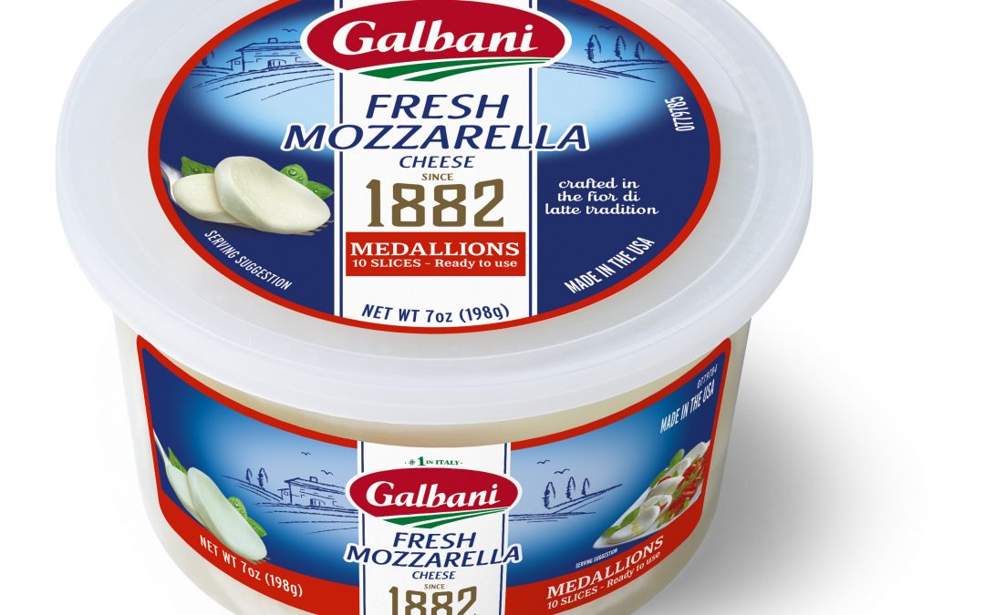 Fresh Mozzarella Medallions Cup | Galbani Cheese | Authentic Italian Cheese