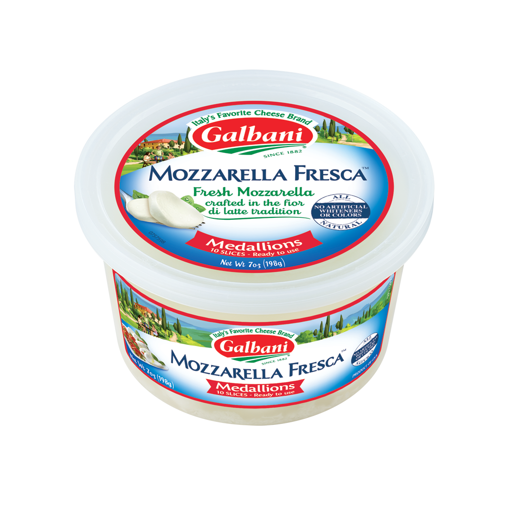 Fresh Mozzarella Medallions Cup | Galbani Cheese | Authentic Italian Cheese