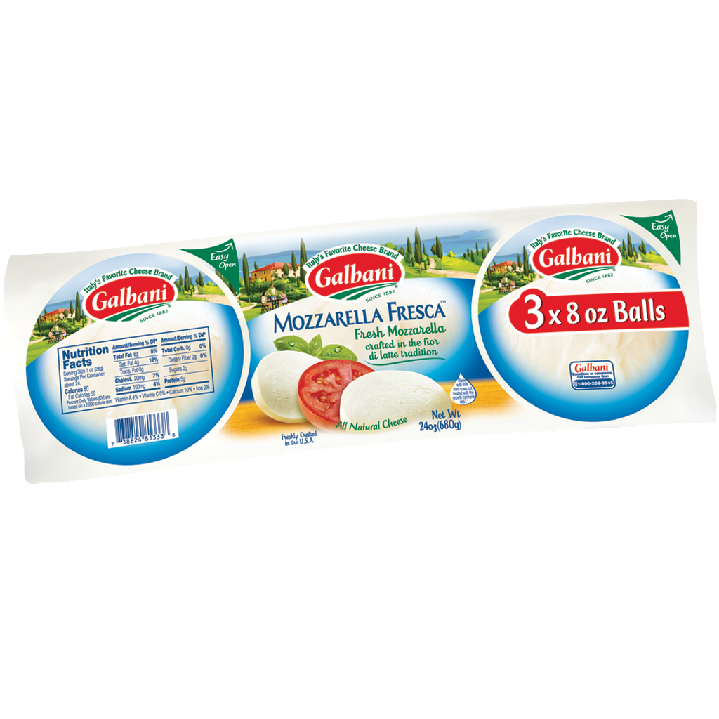 Fresh Mozzarella Ball Multi-Pack | Galbani Cheese | Authentic Italian ...