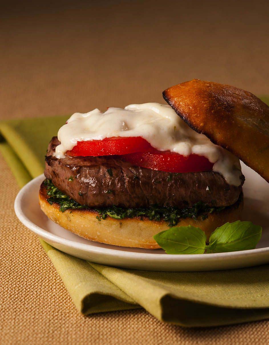 Tenderloin Caprese Sandwich Galbani Cheese Authentic Italian Cheese