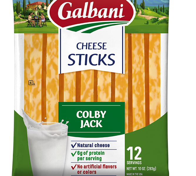 Colby Jack Stick Cheese - Galbani Cheese