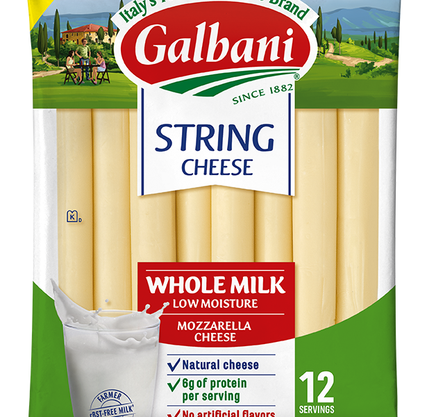 Whole Milk Mozzarella String Cheese - Galbani Cheese