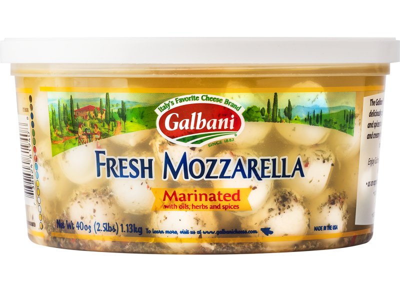 Fresh Mozzarella Marinated Galbani Cheese