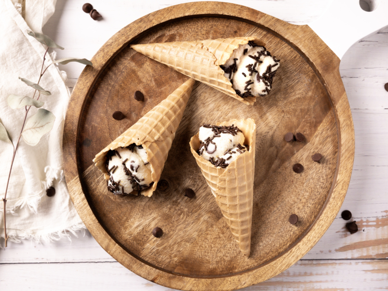 Ice Cream Cone Cannolis - Galbani Cheese