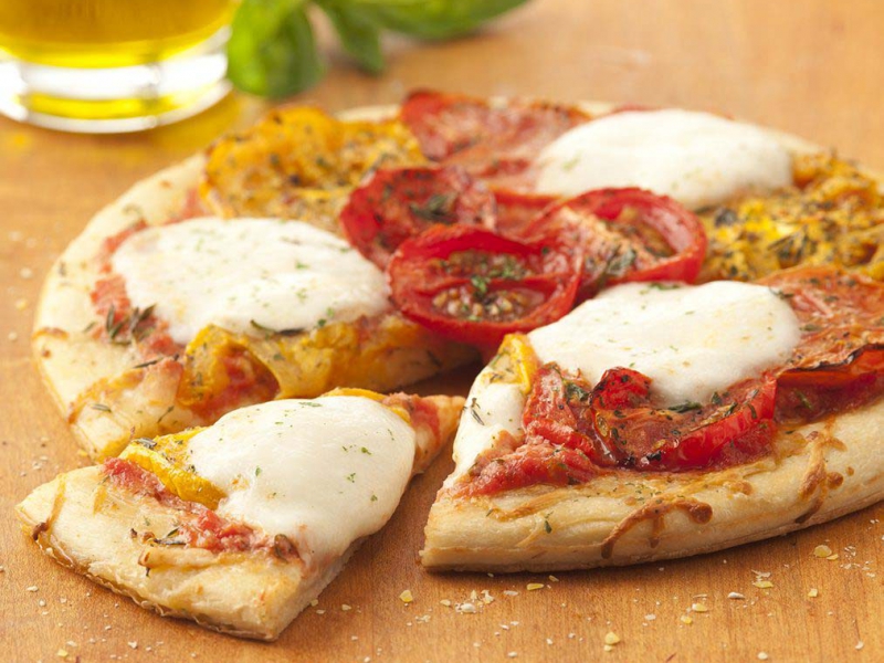Caprese Pizza - Galbani Cheese