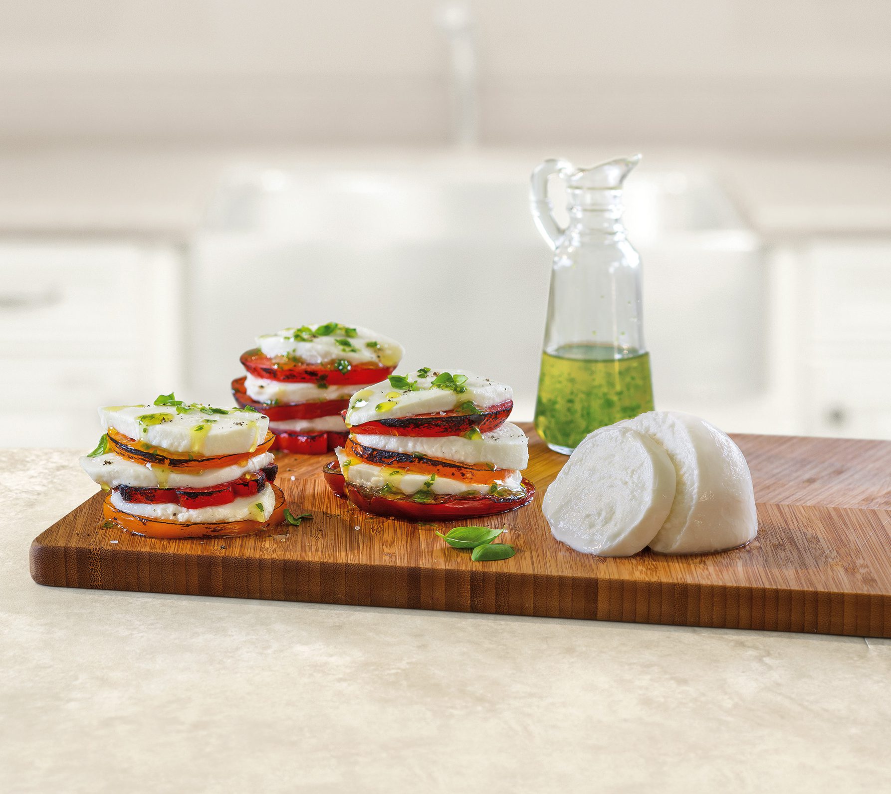 Grilled Caprese Fresh Mozzarella | Galbani Cheese