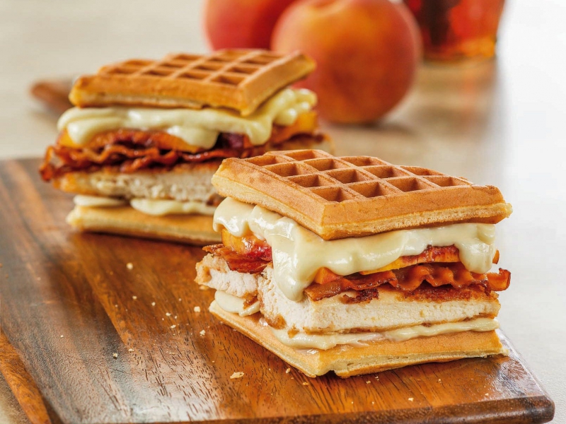 Chicken and Waffles Grilled Cheese - Galbani Cheese