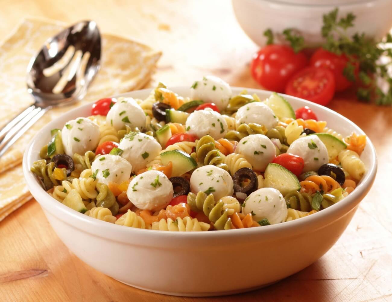 Fresh italian summer pasta salad recipe