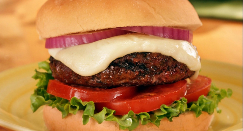 Fresh Mozzarella Burger Recipe
