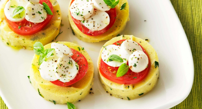 Caprese polenta recipe