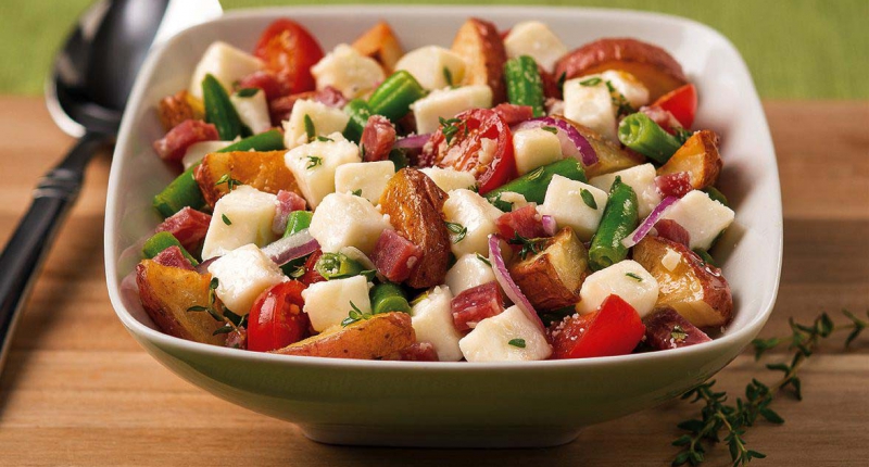 Fresh Mozzarella Roasted Potato Salad