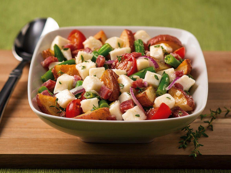 Fresh Mozzarella Roasted Potato Salad - Galbani Cheese