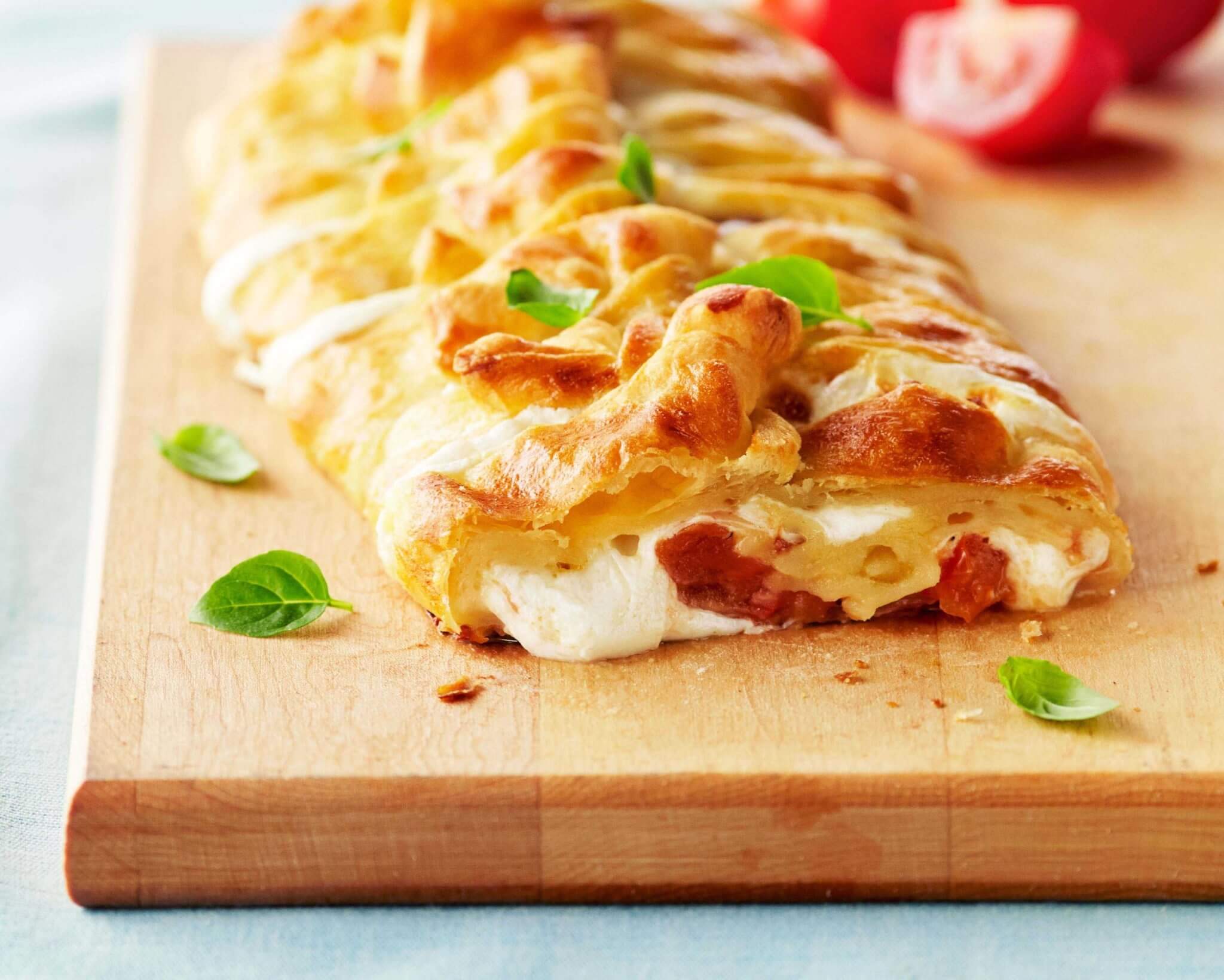 Caprese Strudel Fresh Mozzarella Galbani Cheese