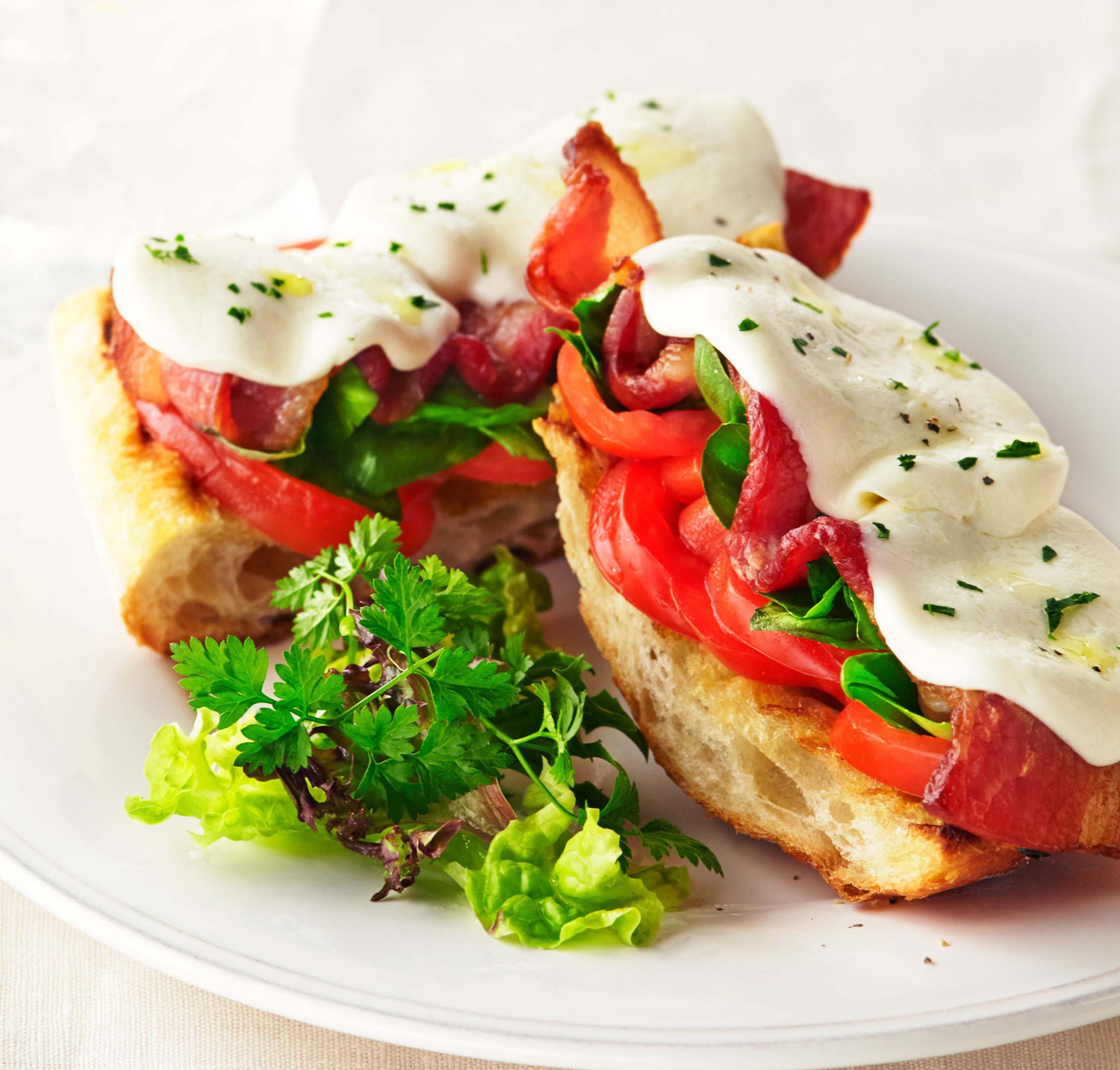Bacon and Balsamic Caprese Grillbread