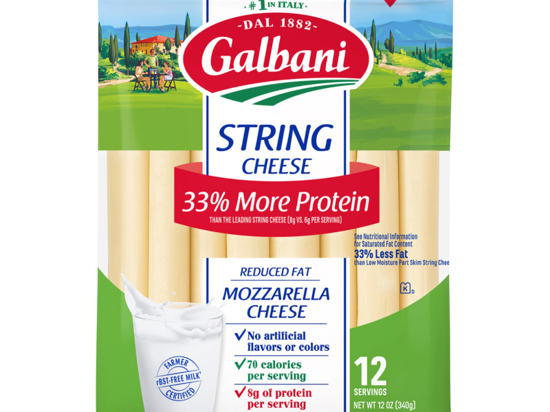 Reduced Fat Mozzarella String Cheese - Galbani Cheese
