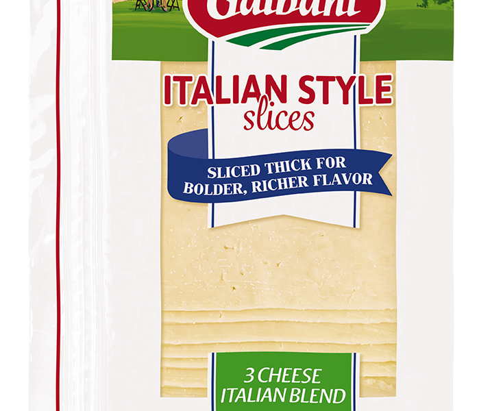 Thick Sliced 3 Cheese Italian Blend - Galbani Cheese