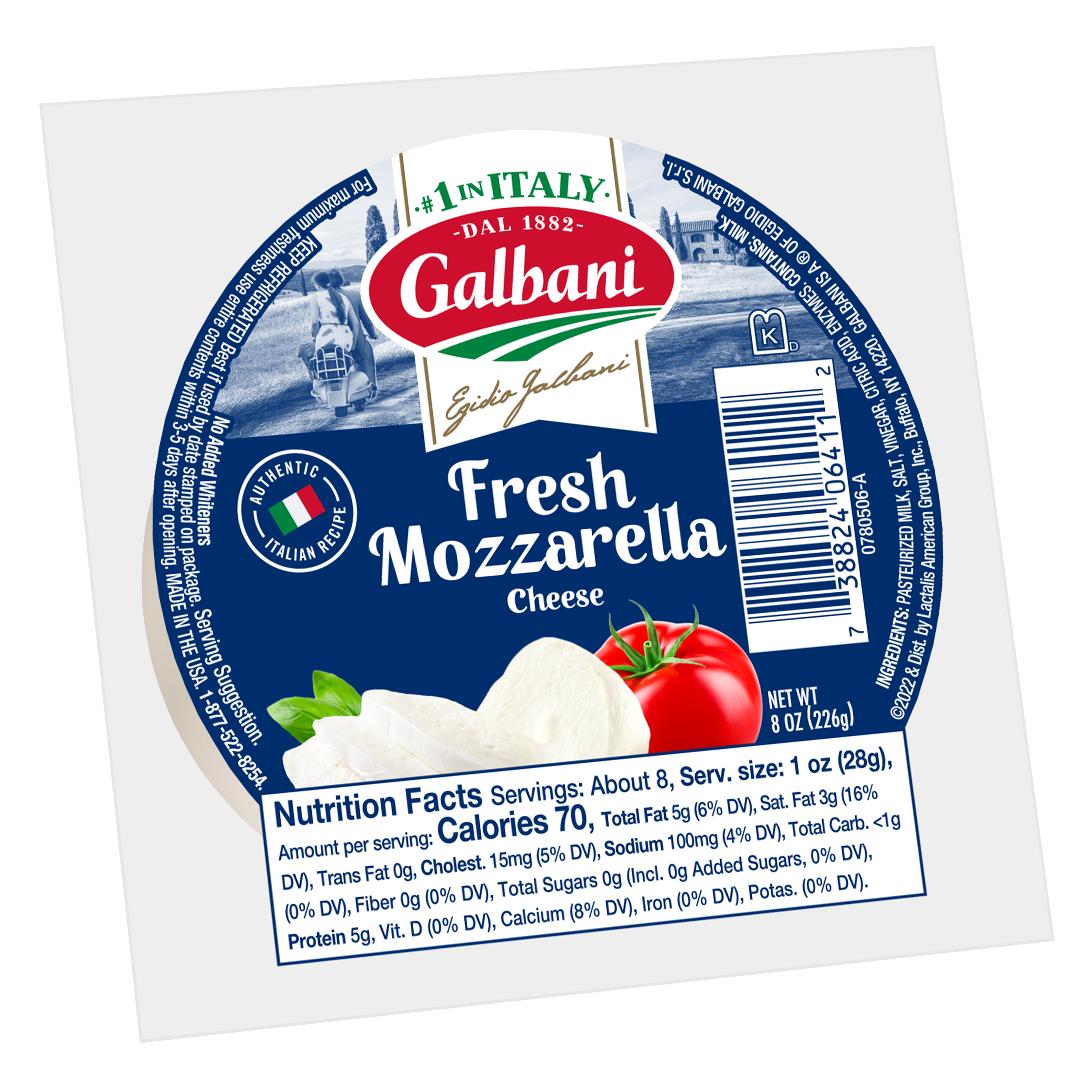 Fresh Mozzarella Ball - Galbani Cheese