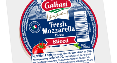 Fresh Mozzarella Sliced Ball - Galbani Cheese