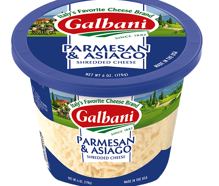 Shredded Asiago & Parmesan cheese - Galbani Cheese