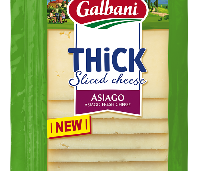 Thick Sliced Asiago - Galbani Cheese