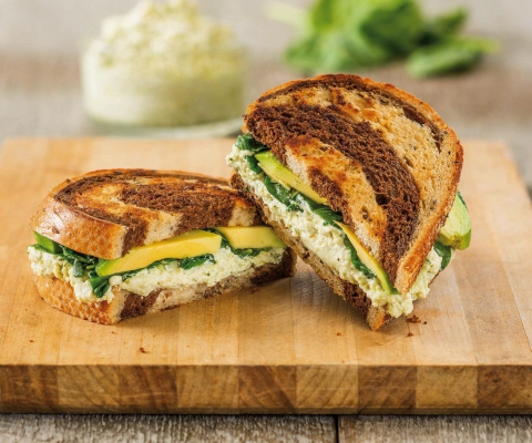 Spinach Pesto with Avocado Grilled Cheese - Galbani Cheese