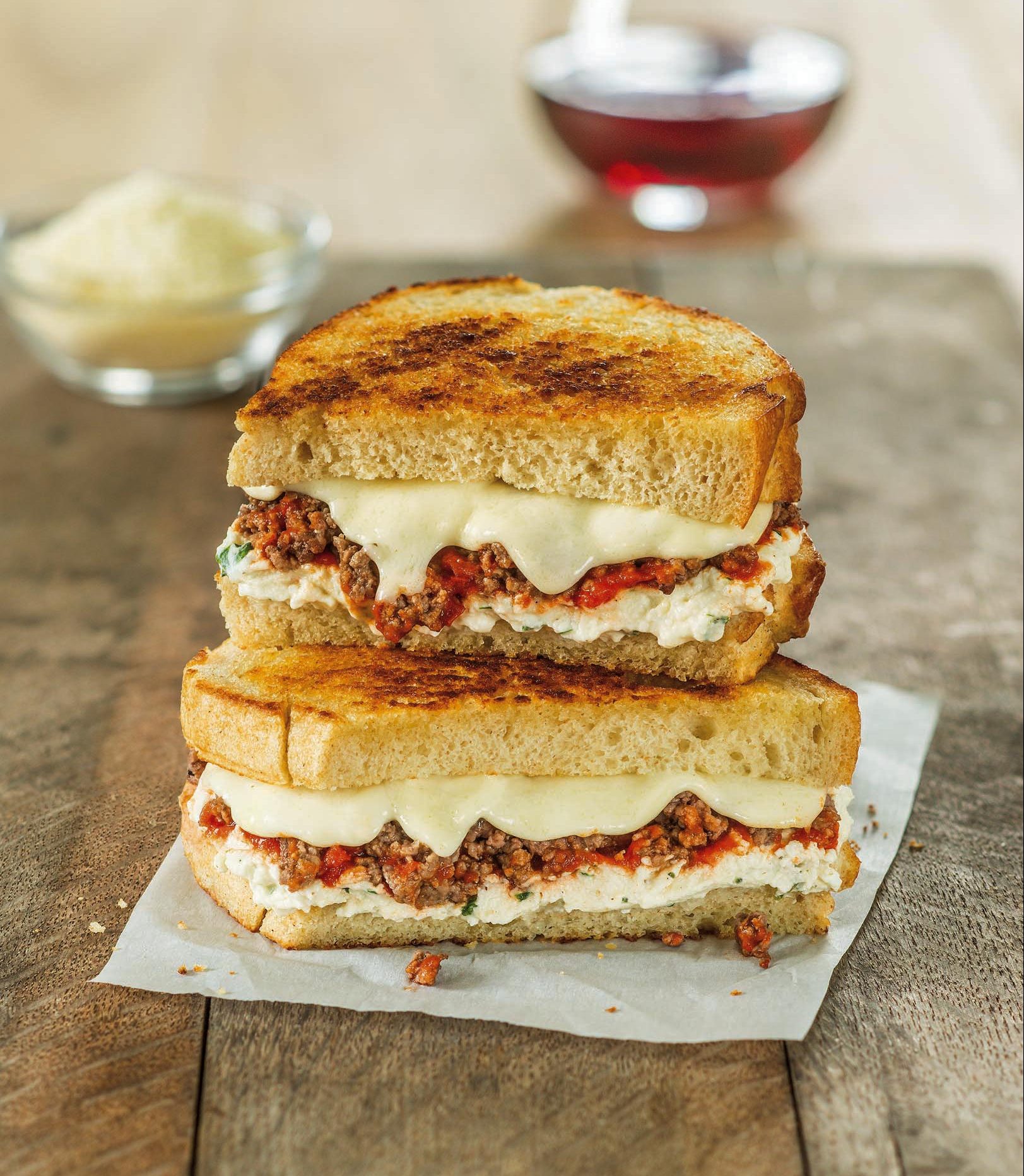 Lasagna Grilled Cheese Recipe