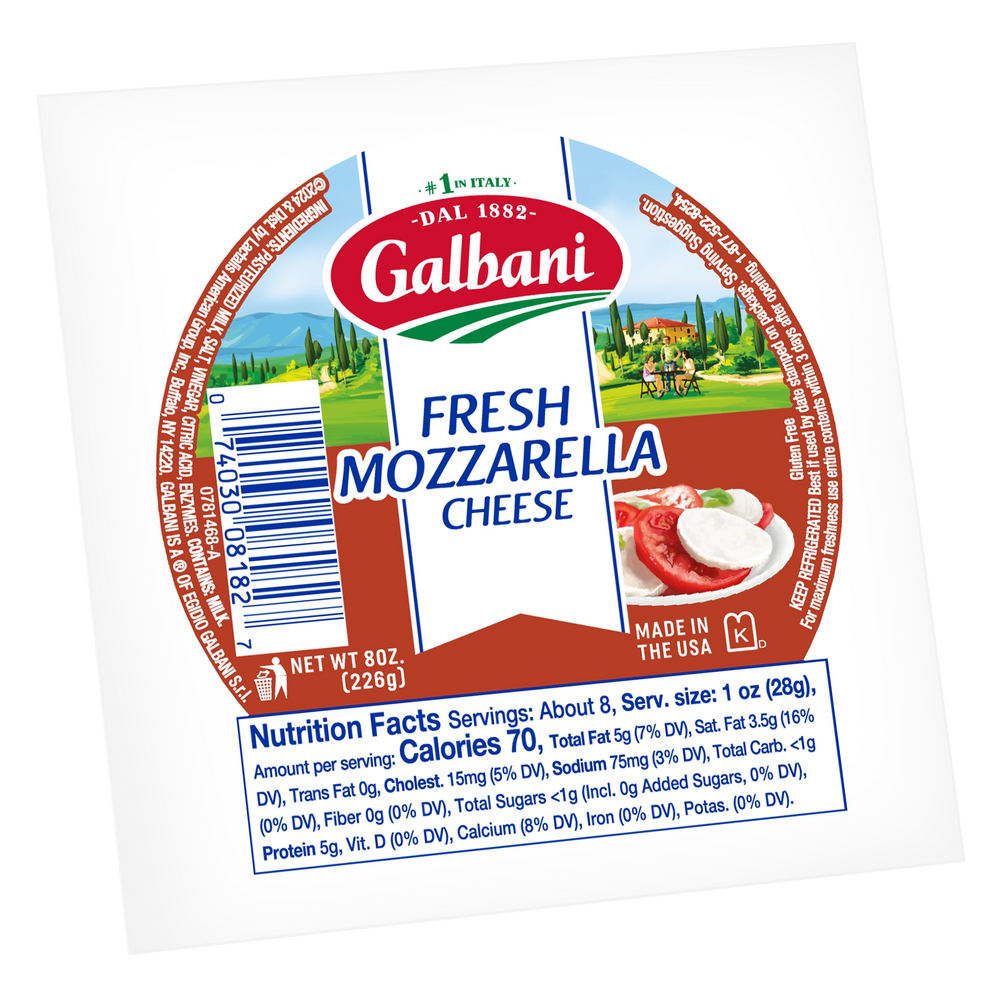 Fresh Mozzarella Ball - Galbani Cheese