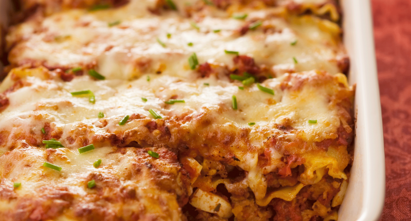 Meatball Lasagna (Neopolitan Style)