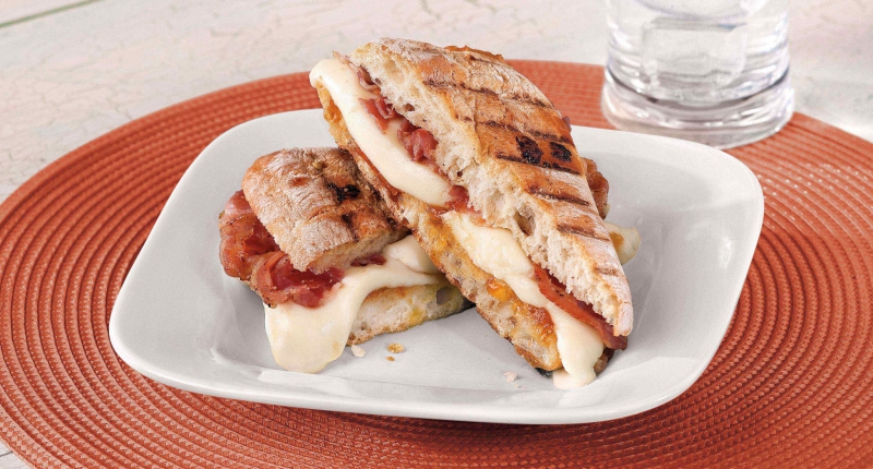 Pancetta Fresh Mozzarella Panini