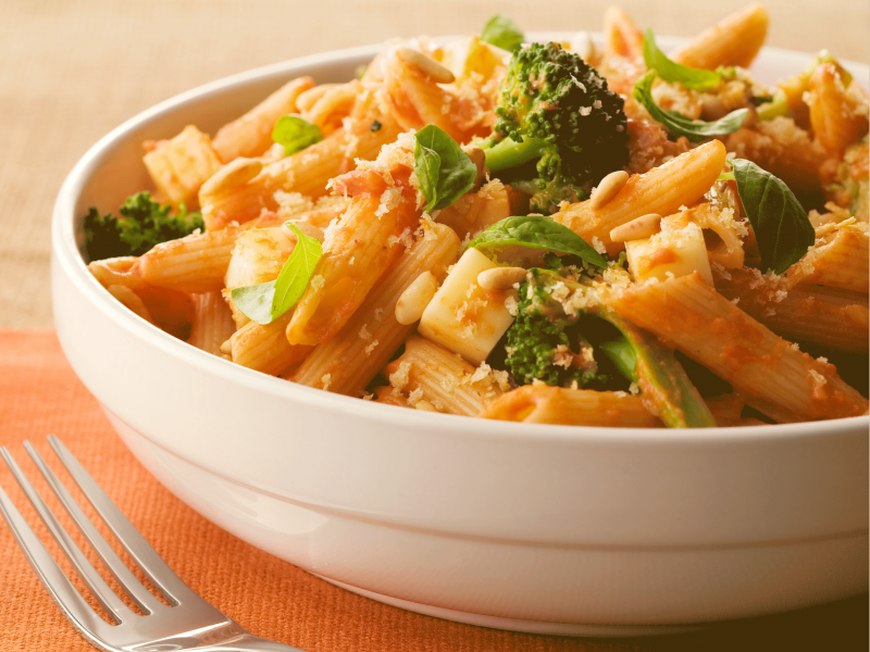 Penne Vodka with Broccoli - Galbani Cheese