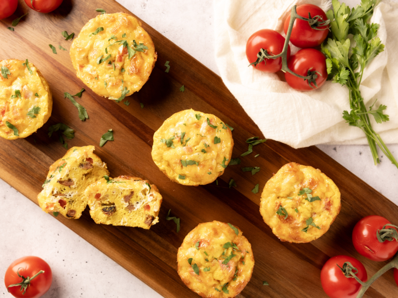 Bruschetta Egg Bites - Galbani Cheese