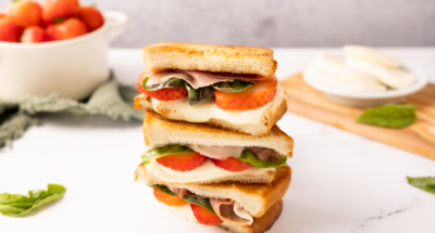 Strawberry Basil Prosciutto Grilled Cheese - Galbani Cheese