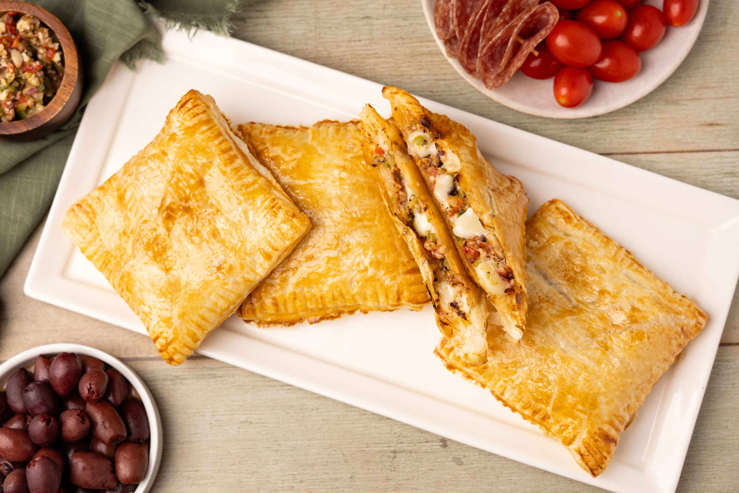 Antipasto Stuffed Pastry Mozzarella | Galbani Cheese