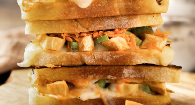 Buffalo Chicken Grilled Cheese - Galbani Cheese