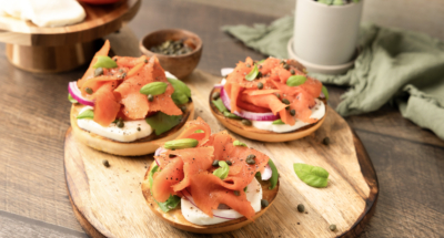 Lox & Bagel Caprese - Galbani Cheese