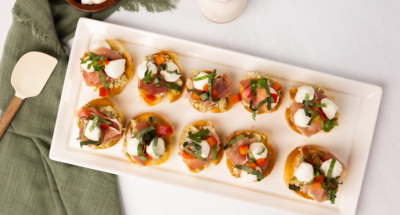 Prosciutto Crostinis - Galbani Cheese