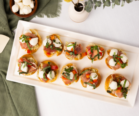 Prosciutto Crostinis - Galbani Cheese