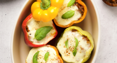 Lasagna Style Stuffed Peppers with a Twist - Galbani Cheese