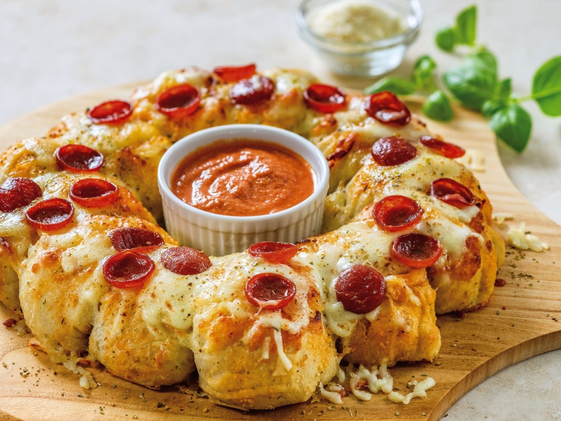 Pizza Pull Apart Bread - Galbani Cheese