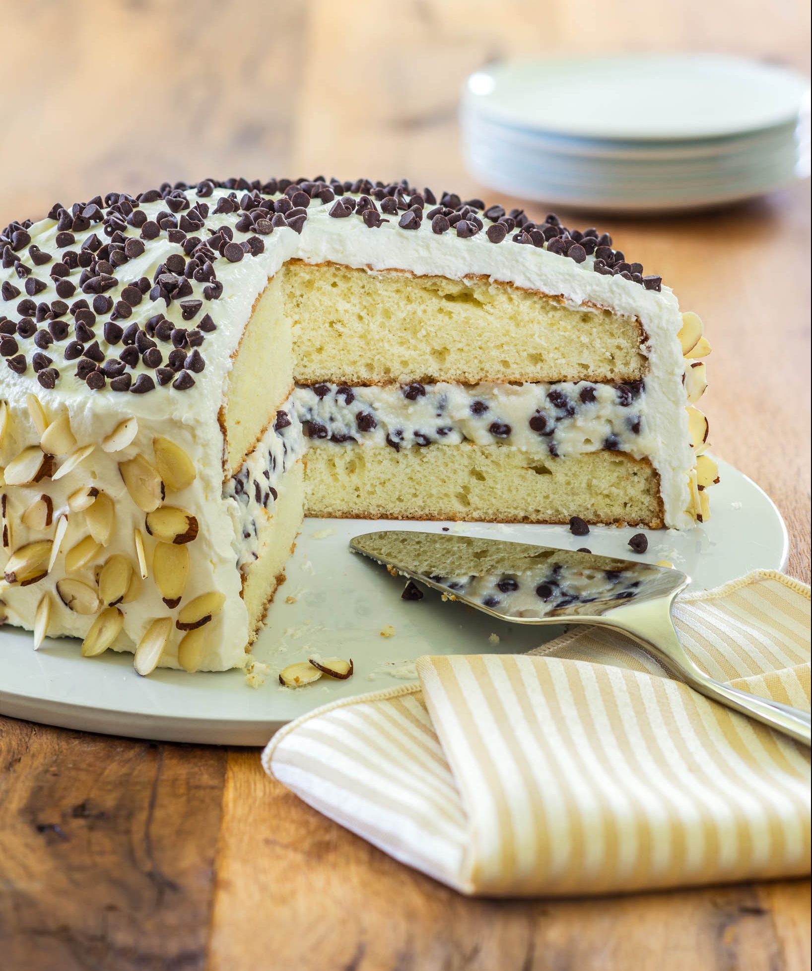 Cannoli Cake - American Cassata - | Alessandras Food is Love