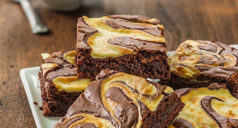 Fudgy Brownies Swirled with Cheesecake Fudgy Brownies Swirled with Cheesecake