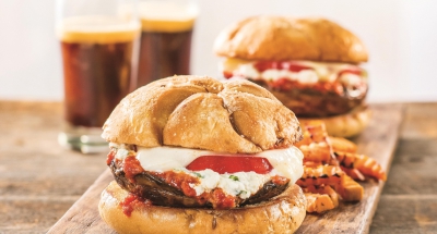Stuffed Portobello Burger - Galbani Cheese