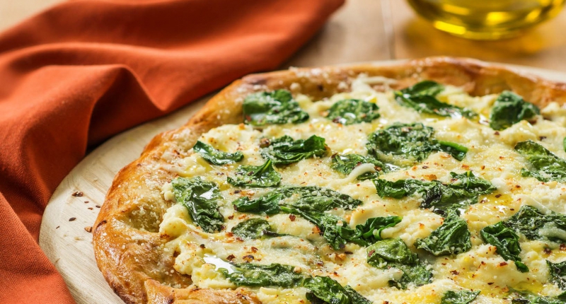 Spinach Ricotta Pizza